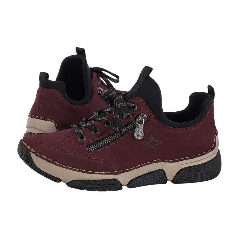 Rieker Czerwone 45973-36 Red (RI186-c) batai