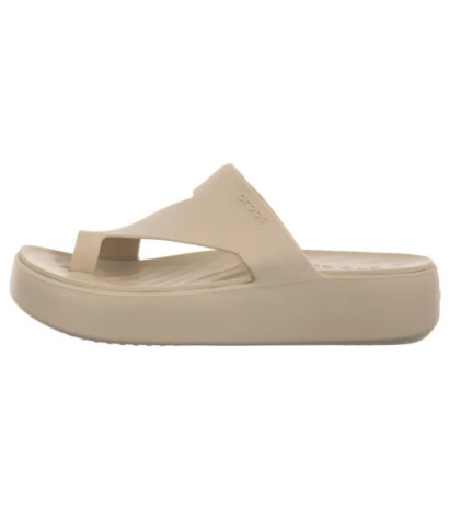 Crocs Getaway Platform Toe Loop Sandstone 210834-0LH (CR375-d) apavi