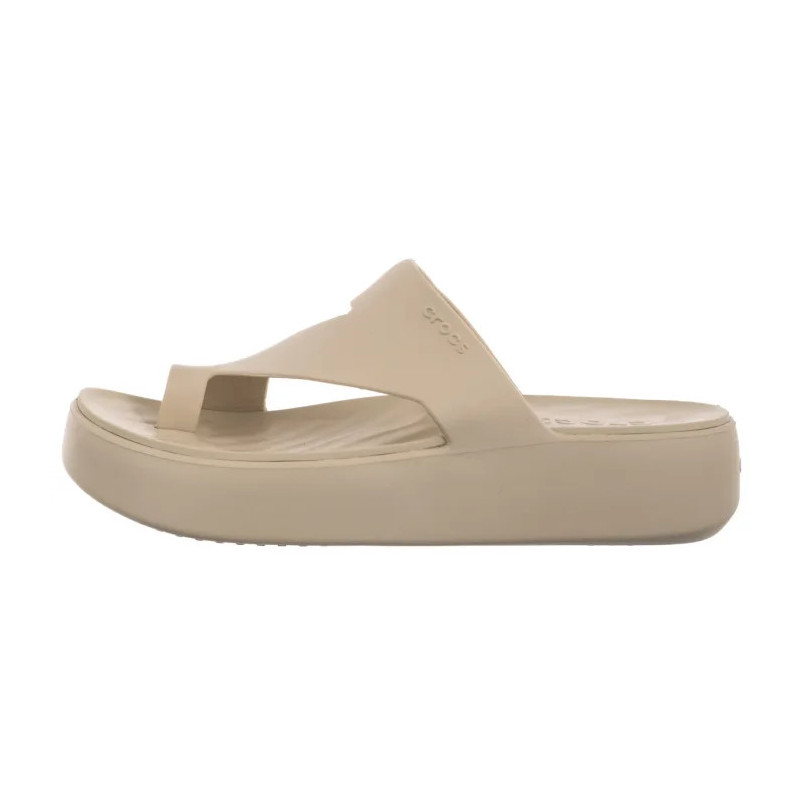 Crocs Getaway Platform Toe Loop Sandstone 210834-0LH (CR375-d) apavi