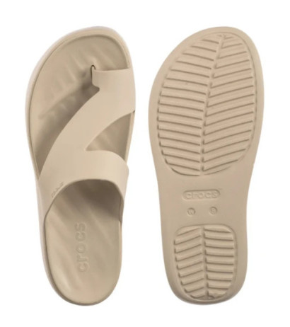 Crocs Getaway Platform Toe Loop Sandstone 210834-0LH (CR375-d) apavi
