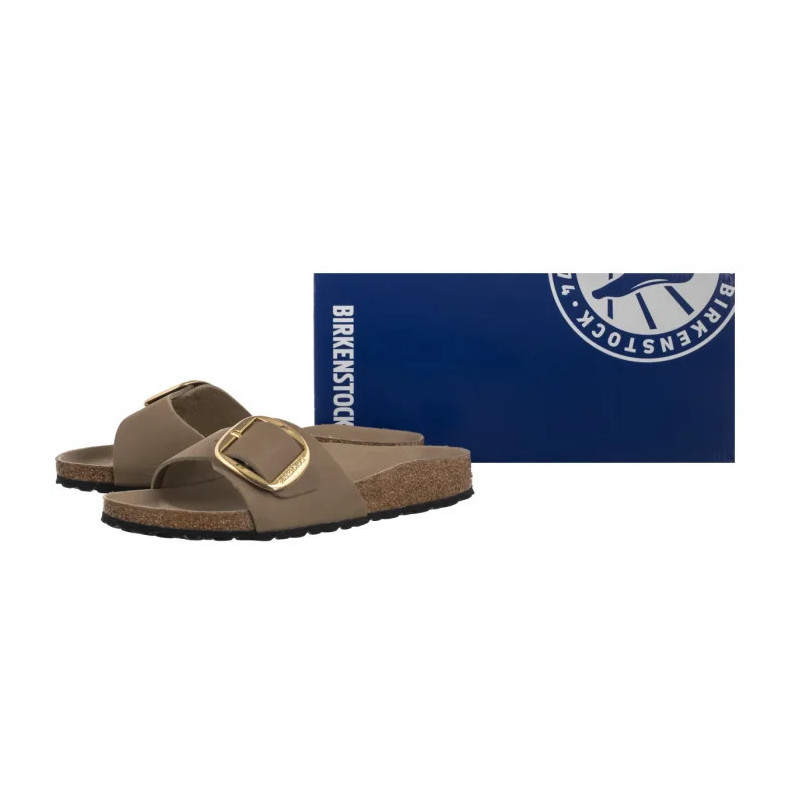 Birkenstock Madrid Big Buckle Tabacco Brown 1030467 (BK326-a) Moteriški batai/šlepetės