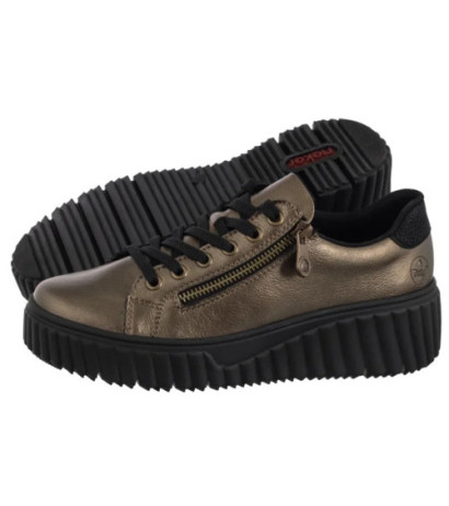 Rieker Brązowe N2501-90 Bronze (RI278-b) kurpes