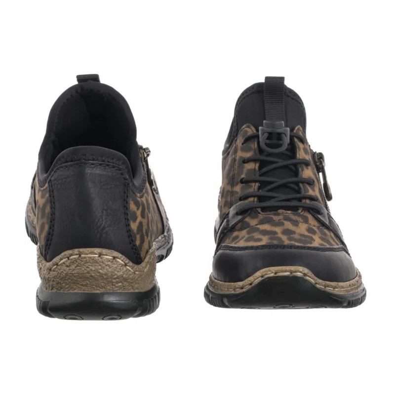 Rieker Czarne/Brązowe N32G0-90 Multi (RI281-a) shoes