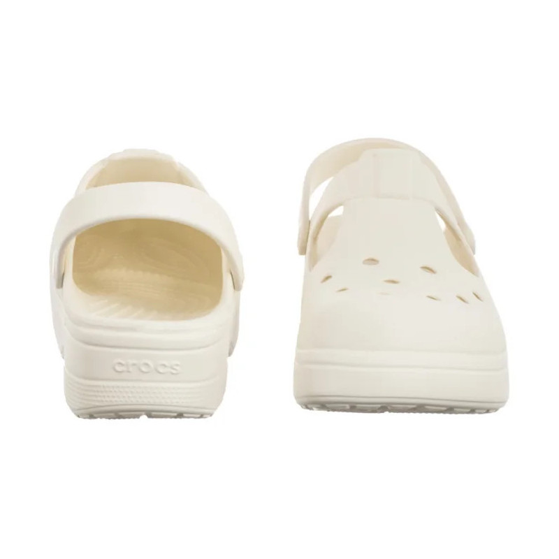 Crocs Classic Mary Jane Clog K Chalk 210615-0WV (CR387-c) šlepetės