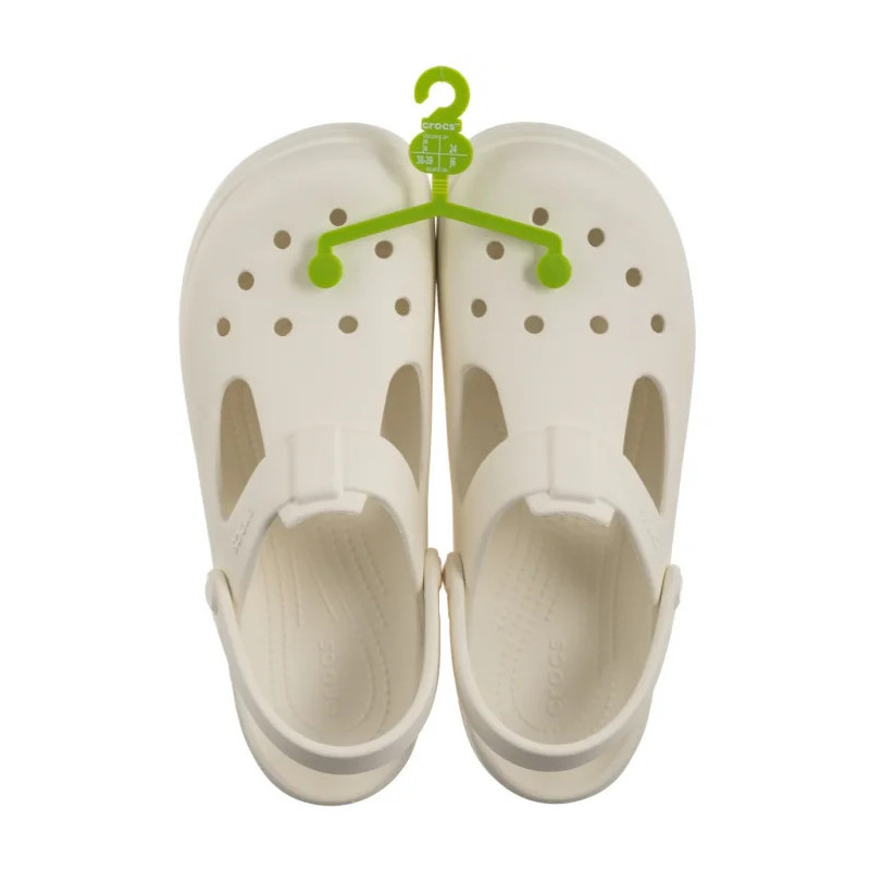 Crocs Classic Mary Jane Clog K Chalk 210615-0WV (CR387-c) šlepetės