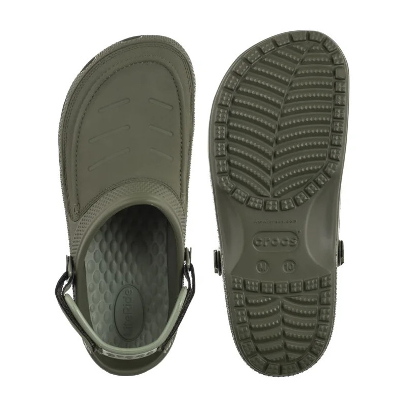 Crocs Yukon Vista II LR Clog Army Green 207689-309 (CR323-c) slippers