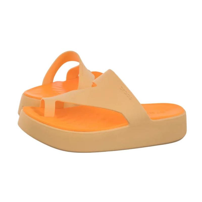 Crocs Getaway Platform Toe Loop Golden Hour 210834-78Z (CR375-c) šlepetės