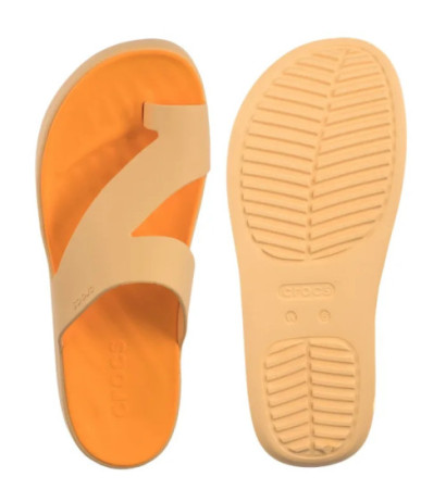 Crocs Getaway Platform Toe Loop Golden Hour 210834-78Z (CR375-c) šlepetės
