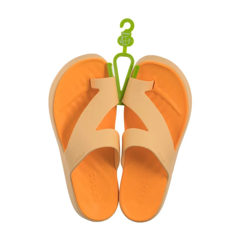 Crocs Getaway Platform Toe Loop Golden Hour 210834-78Z (CR375-c) šlepetės