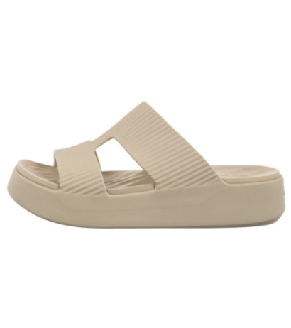 Crocs Getaway Groove Platform Hstrap Sandstone 210701-0LH (CR386-a) bateliai