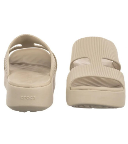 Crocs Getaway Groove Platform Hstrap Sandstone 210701-0LH (CR386-a) bateliai