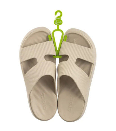 Crocs Getaway Groove Platform Hstrap Sandstone 210701-0LH (CR386-a) bateliai