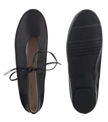 Calvin Klein Ballerina Mary Jane Strap Lth Ck Black HW0HW02656 BEH (CK678-a) baleriinid