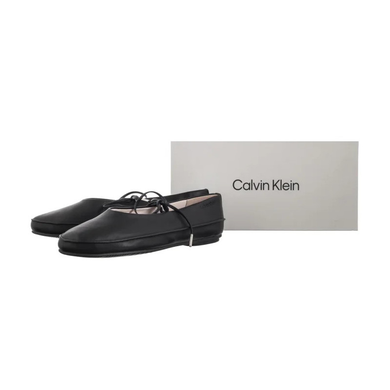 Calvin Klein Ballerina Mary Jane Strap Lth Ck Black HW0HW02656 BEH (CK678-a) baleriinid