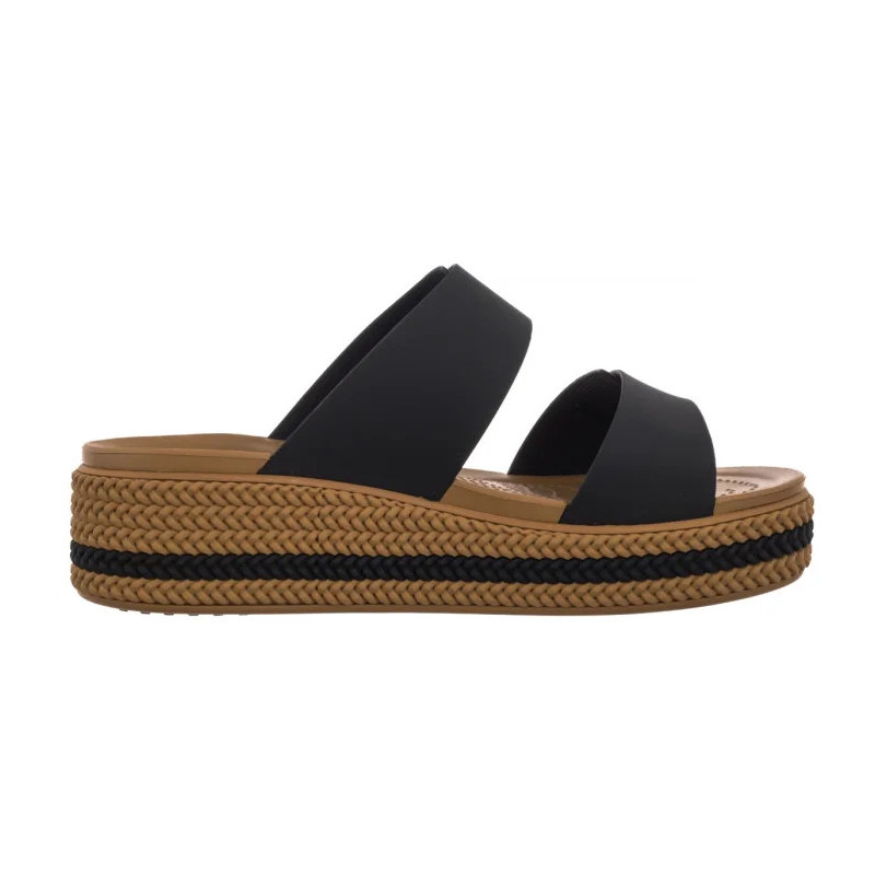 Crocs Brooklyn Woven Buckle Black 209978-001 (CR398-a) shoes