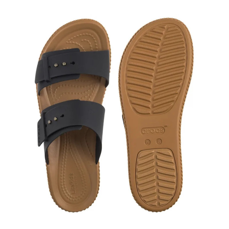 Crocs Brooklyn Woven Buckle Black 209978-001 (CR398-a) kurpes