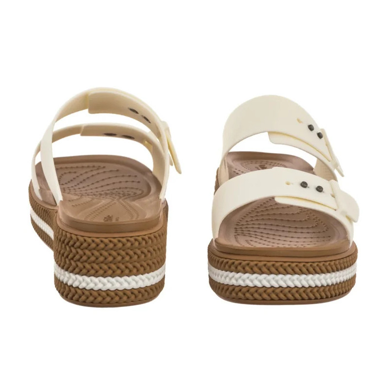 Crocs Brooklyn Woven Buckle Chalk 209978-0WV (CR398-b) batai