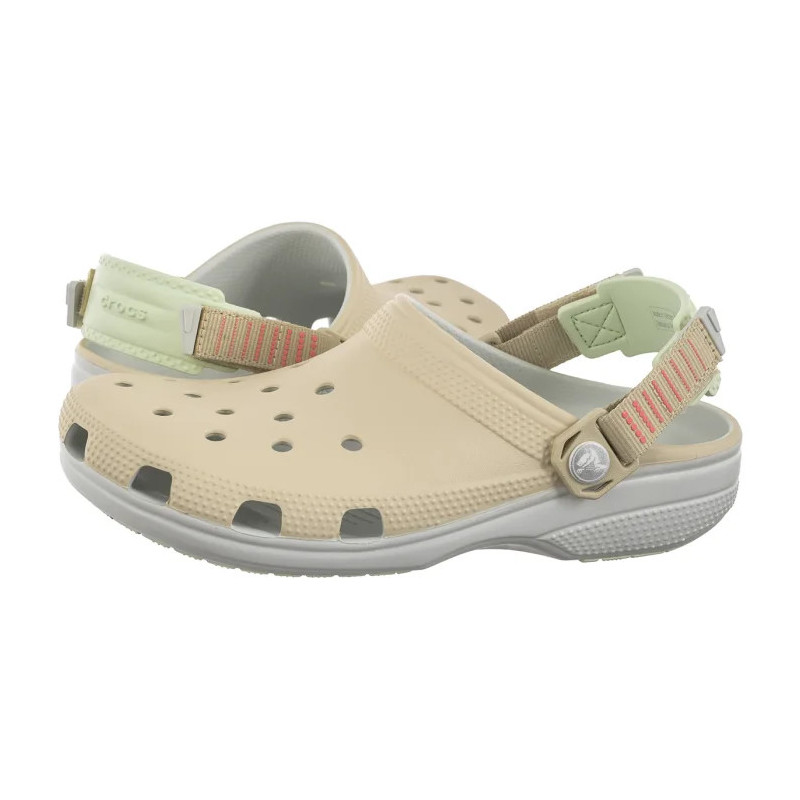 Crocs Classic Turbo Clog Bone 211287-2Y2 (CR399-a) Moteriški batai/šlepetės
