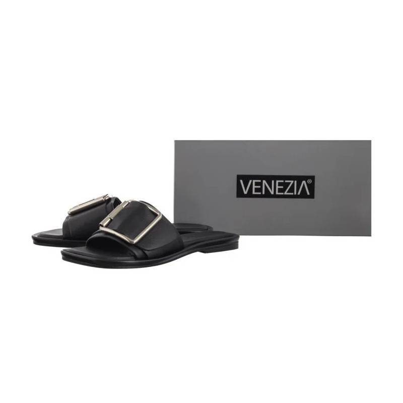 Venezia Czarne R020LEBLOBK144 (VE867-a) Naiste kingad/klappide klapid