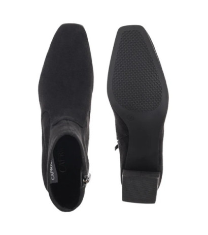 Caprice Czarne 9-25354-41 044 Black Stretch Vegan (CP444-a) kurpes