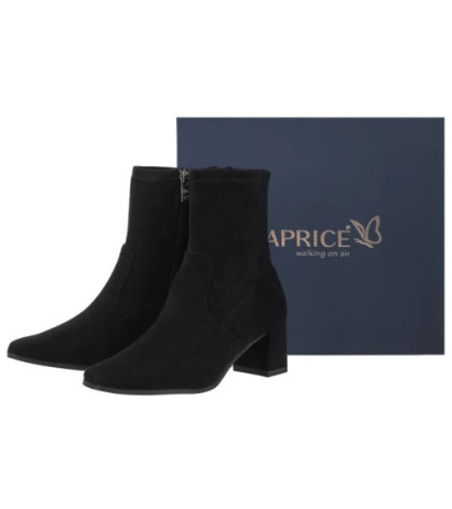 Caprice Czarne 9-25354-41 044 Black Stretch Vegan (CP444-a) batai