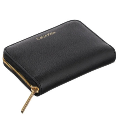 Calvin Klein Foil Logo Medium Zip Around Black/Toasted Coconut LV04F1091G 332 (CK683-a) rankinė