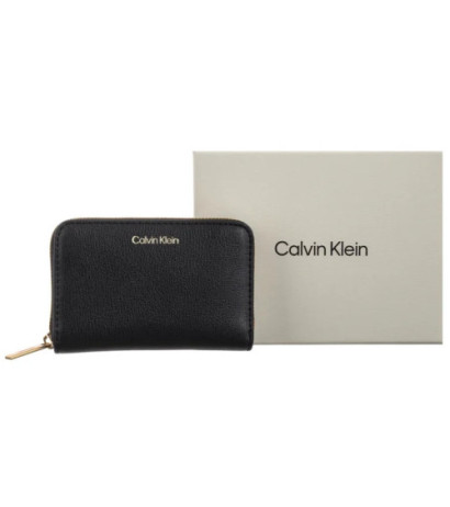 Calvin Klein Foil Logo Medium Zip Around Black/Toasted Coconut LV04F1091G 332 (CK683-a) handbag