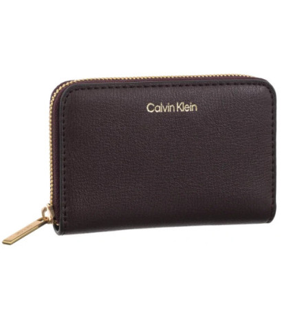 Calvin Klein Foil Logo Medium Zip Around Fudge/Espresso LV04F1091G 33A (CK683-b) käekott