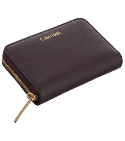 Calvin Klein Foil Logo Medium Zip Around Fudge/Espresso LV04F1091G 33A (CK683-b) rankinė