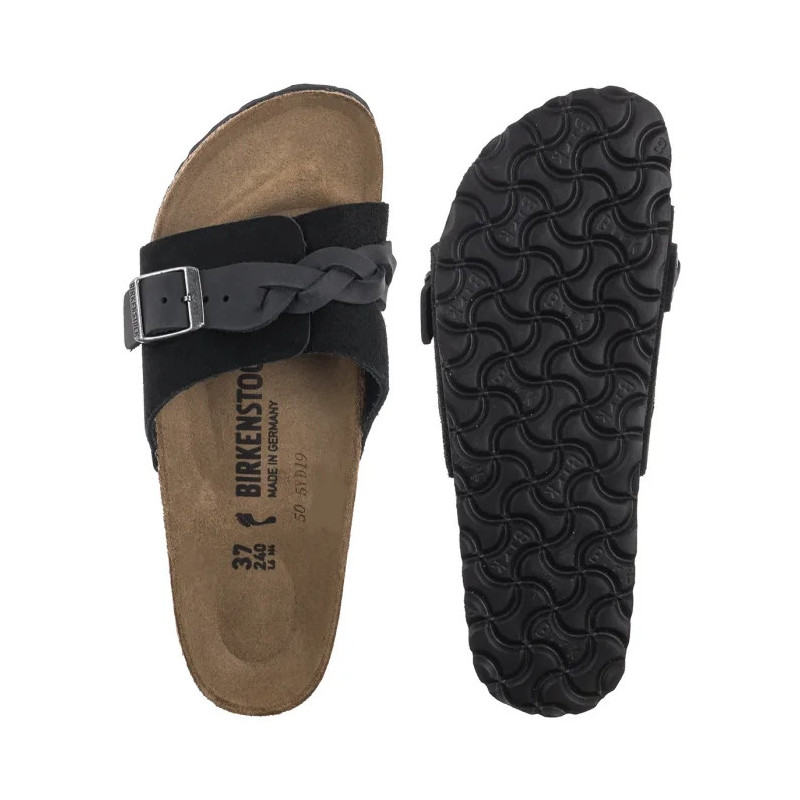 Birkenstock Oita Braided Black 1030549 (BK264-e) Moteriški batai/šlepetės