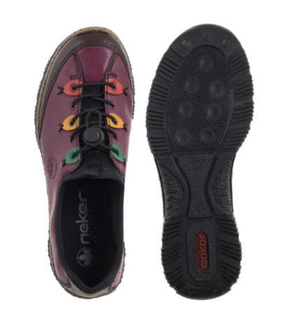Rieker Fioletowe N3271-30 Pink (RI185-c) kurpes