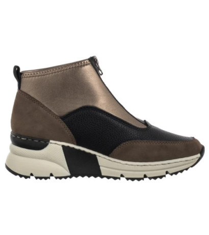 Rieker Brązowe N6352-25 Brown (RI283-a) kingad