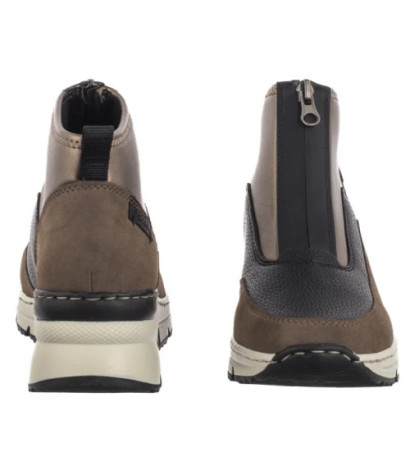 Rieker Brązowe N6352-25 Brown (RI283-a) kingad