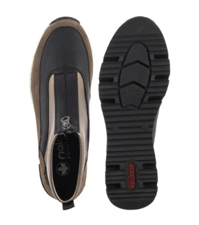 Rieker Brązowe N6352-25 Brown (RI283-a) batai