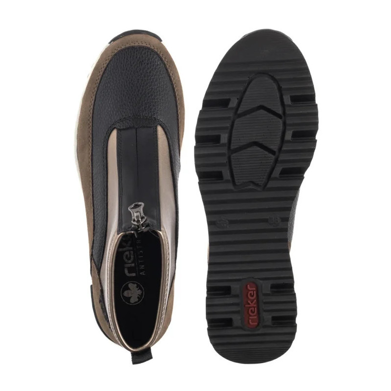 Rieker Brązowe N6352-25 Brown (RI283-a) kingad