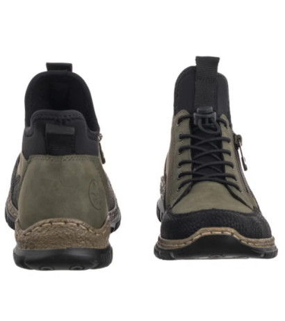 Rieker Zielone N32G3-54 Green Combination (RI284-a) kurpes