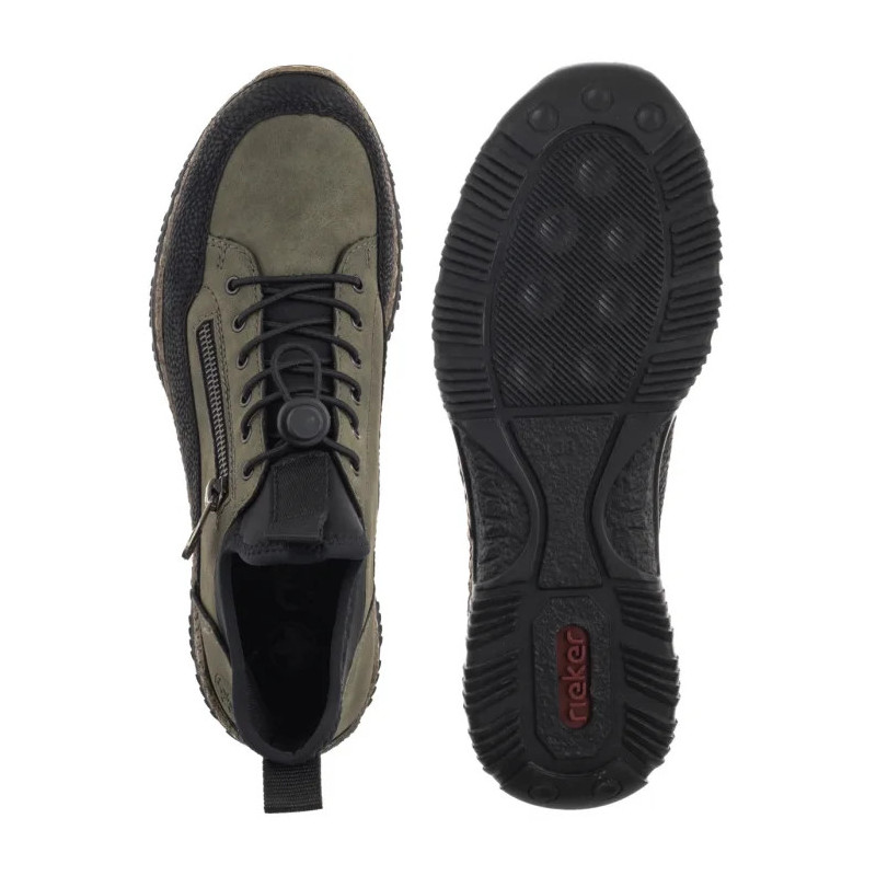 Rieker Zielone N32G3-54 Green Combination (RI284-a) shoes