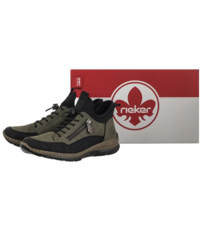 Rieker Zielone N32G3-54 Green Combination (RI284-a) batai
