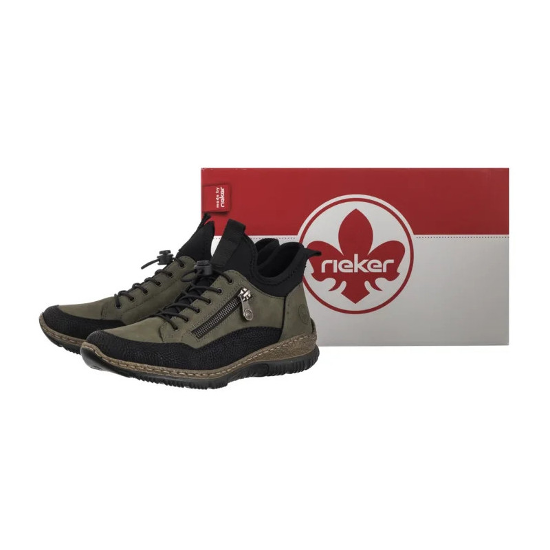 Rieker Zielone N32G3-54 Green Combination (RI284-a) batai