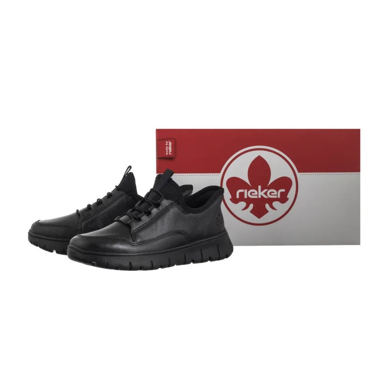 Rieker Czarne N1357-00 Black (RI285-a) batai
