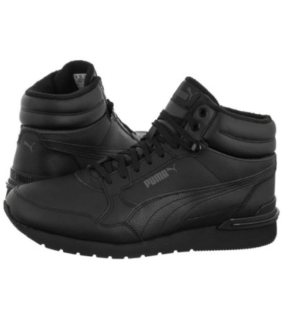 Puma ST Runner v4 Mid Black - Gray 402893-01 (PU627-a) shoes