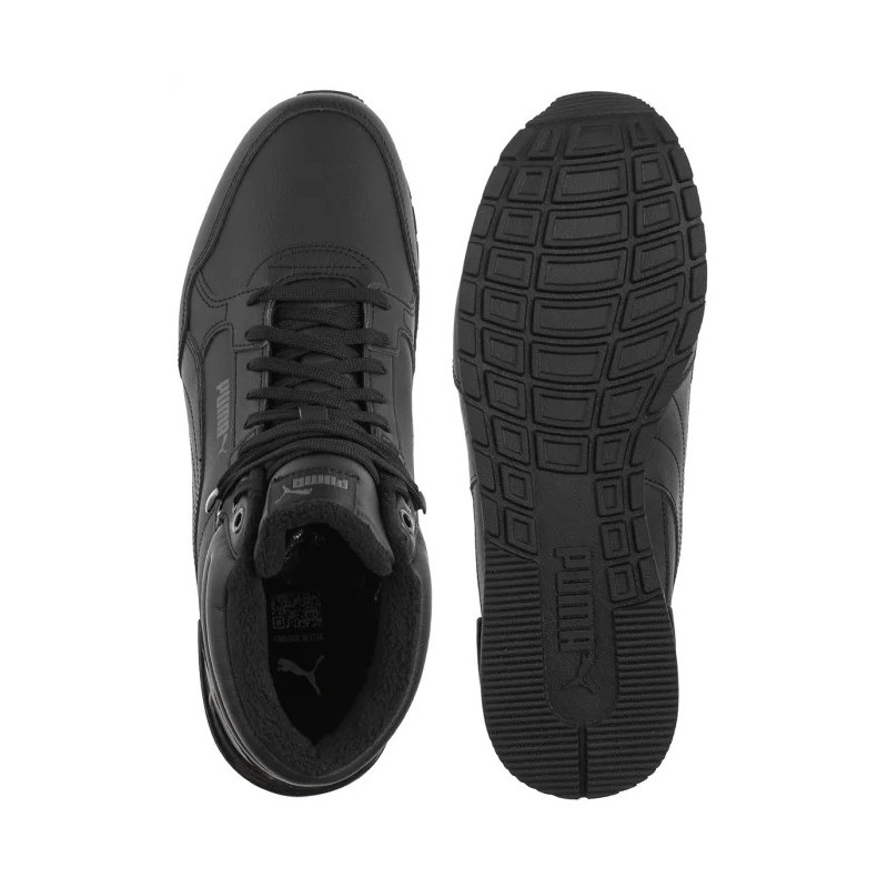 Puma ST Runner v4 Mid Black - Gray 402893-01 (PU627-a) shoes