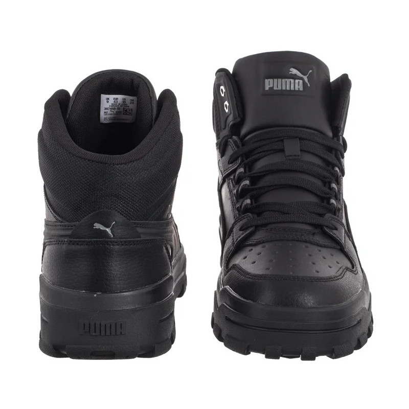 Puma Rebound Abrupt Black - Cast Iron - Silver 397468-15 (PU630-a) sporta apavi