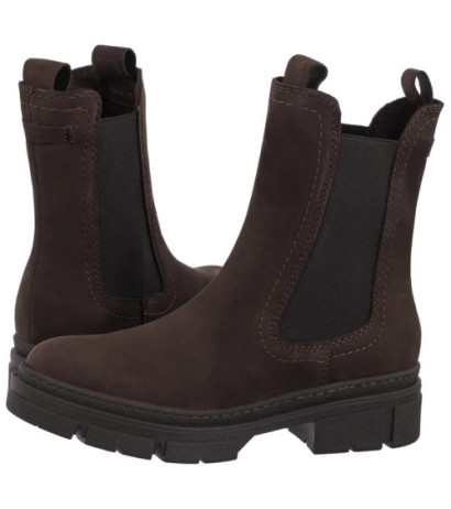 Tamaris Brązowe 1-25901-41 3B2 Mocca Nubuc (TM499-b) batai