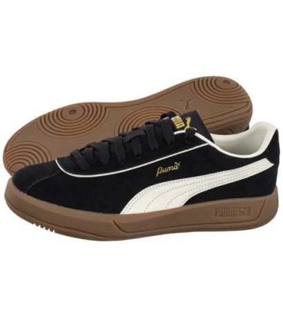 Puma Club Klassika SD Black Warm White 400718-02 (PU628-a) sporta apavi