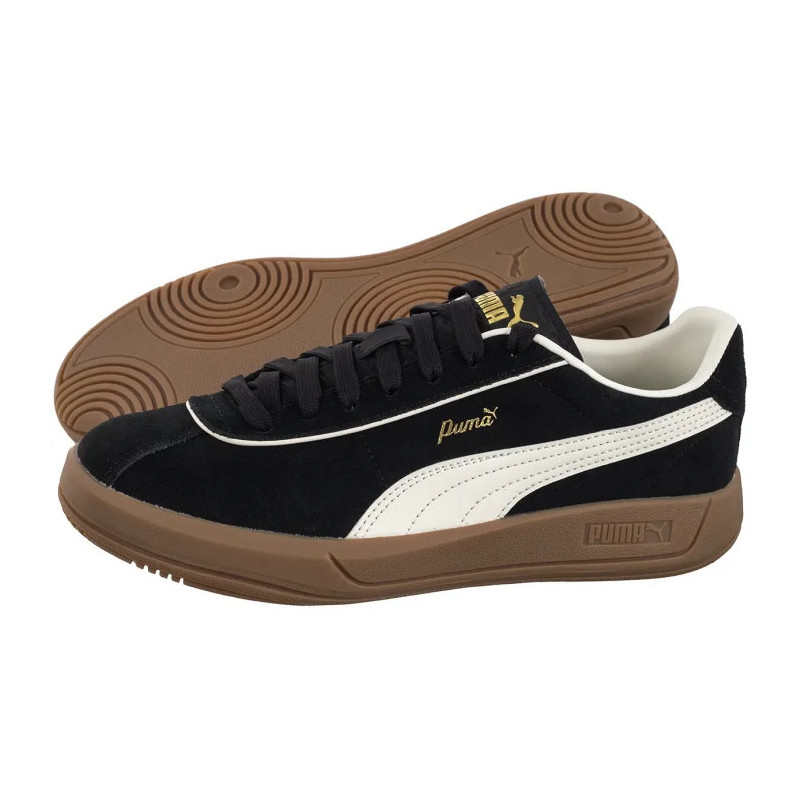 Puma Club Klassika SD Black Warm White 400718-02 (PU628-a) sporta apavi