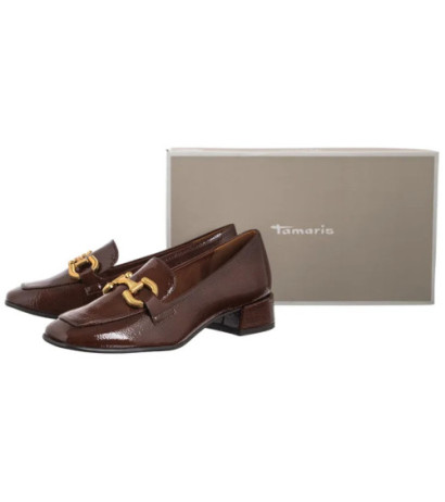 Tamaris Brązowe 1-24316-43 305 Cognac (TM553-b) shoes