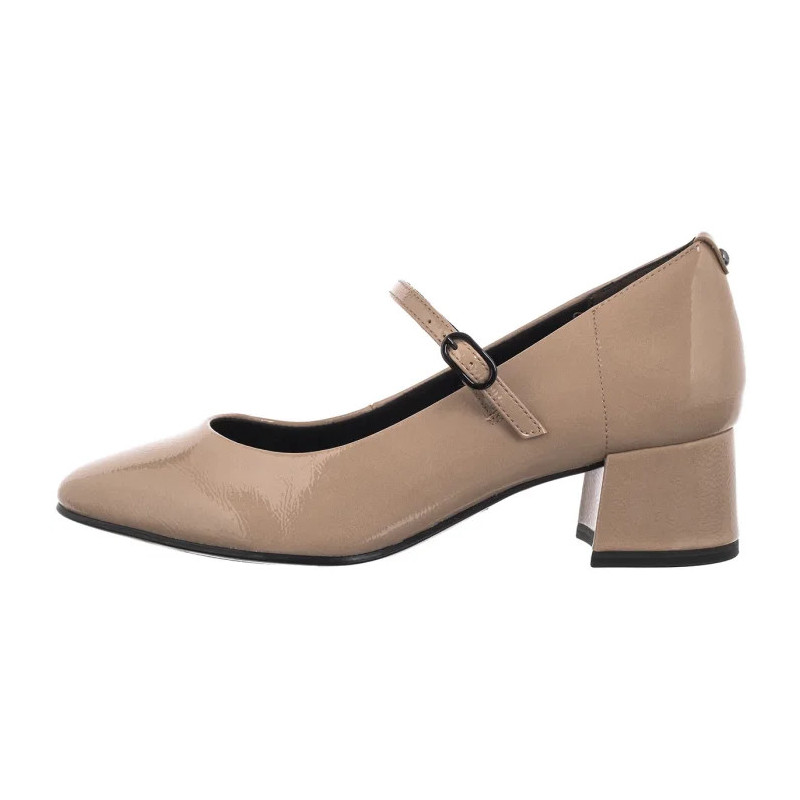 Tamaris Beżowe Lakierowane 1-22312-43 341 Taupe (TM555-a) shoes