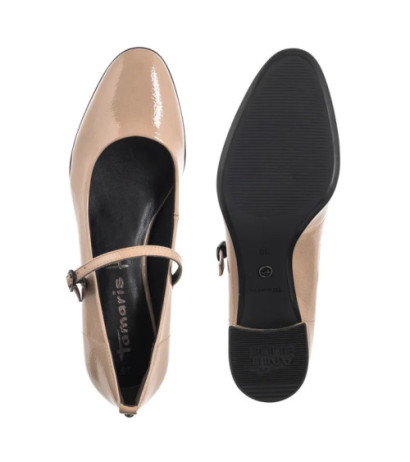 Tamaris Beżowe Lakierowane 1-22312-43 341 Taupe (TM555-a) kingad