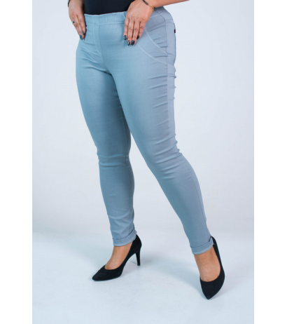 Pikad venivad püksid kõrgendatud vöökohaga BENGALINY 07 Dark pigeon